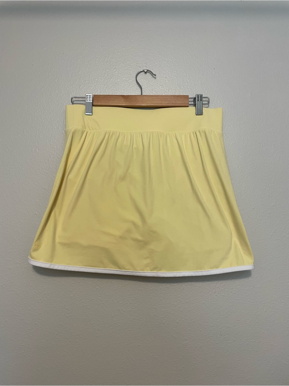 all in motion Yellow Athletic Skort with White Trim - Picture 3 of 4